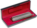 Stagg Slide Chromatic Harmonica in C Major w/ Case - BJH-C48