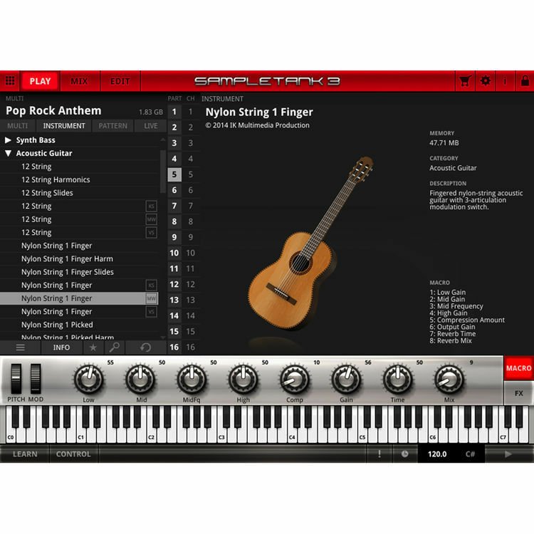 IK Multimedia SampleTank MAX - Sample-Based Virtual Instrument Software Bundle