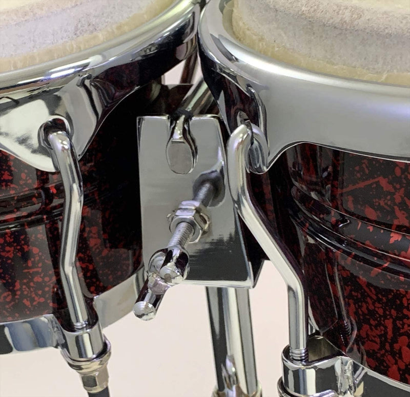 Tycoon Chrome-Plated Seated Bongo Stand - TBSS-C