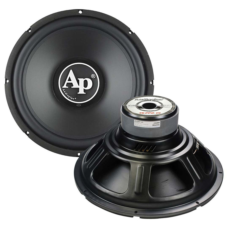 Audiopipe 15â€³ Woofer 500W RMS/1500W Max Single 4 Ohm Voice Coil TS-PP2-15