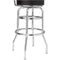 Fender 30“ Blackout Backrest Barstool - Black