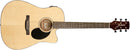 Jasmine Dreadnought Acoustic Electric Guitar - Natural - JD36CE-NAT