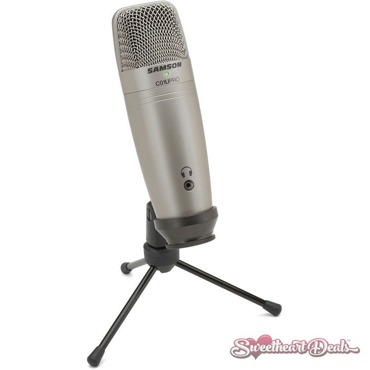 Samson C01U Pro USB Studio Condenser Recording Microphone