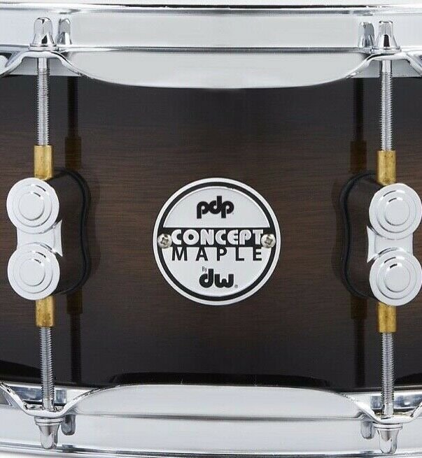 PDP Concept Series Maple Exotic Snare 5.5x14 - Walnut to Charcoal Burst