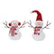 Plush Snowman with Hat and Scarf (Set of 2)