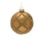 Glitter Net Glass Ball Ornamnet (Set of 12)