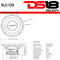 DS18 SLC12S 500W Max Single 4-Ohm 12" Subwoofer