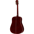 Washburn WD100DLTWRK Mahogany Dreadnought Acoustic Guitar - Trans Wine Red