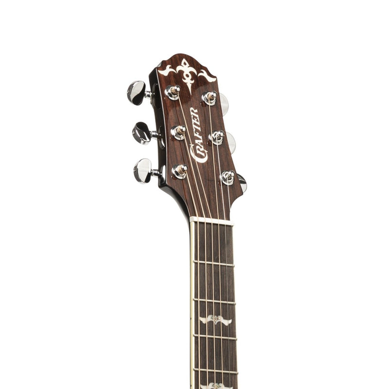 Crafter Noble Series Small Jumbo Acoustic-Electric Guitar - NOBLE TBK