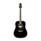 Stagg Dreadnought Acoustic Guitar - Black - SA20D BLK