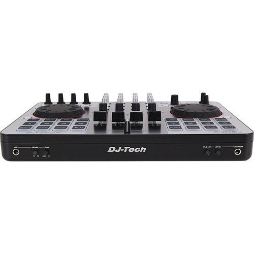 DJ-Tech 4MIX 4-Channel Controller w/ Audio Interface + Virtual DJ LE