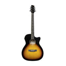Stagg Cutaway Acoustic Electric Auditorium Guitar - Sunburst - SA35 ACE-VS