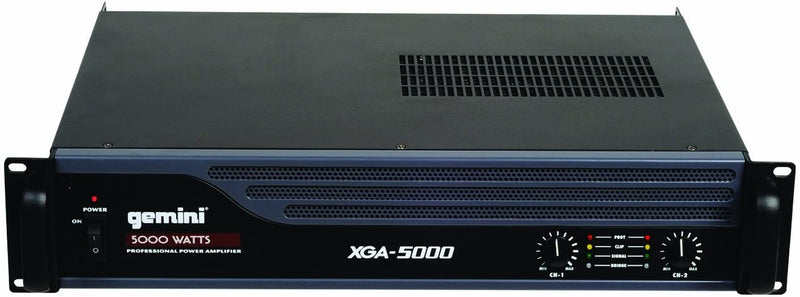 Gemini XGA Series Pro PA System 5000 Watt Power Amplifier - XGA5000