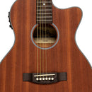 Stagg Auditorium Acoustic Electric Cutaway Guitar - Natural - SA25 ACE MAHO