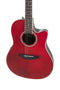 Ovation Applause Acoustic Electric Guitar - Ruby Red Satin - AB24-2S