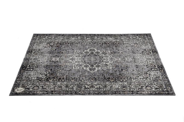 Drum N Base 6' x 5.25’ Grey Vintage Persian Style Stage Rug - VP185-GRY