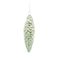 Green Frosted Pinecone Drop Ornament (Set of 12)