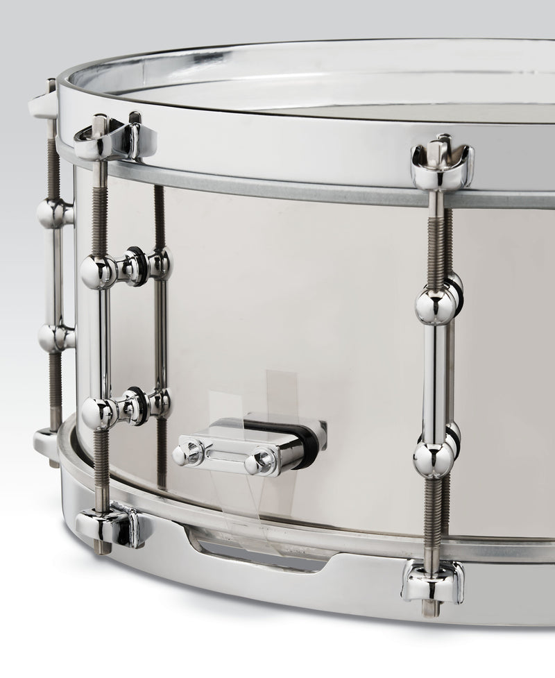 Latin Percussion 5 1/5" x 13" Stainless Steel Salsa Snare - LP5513-S