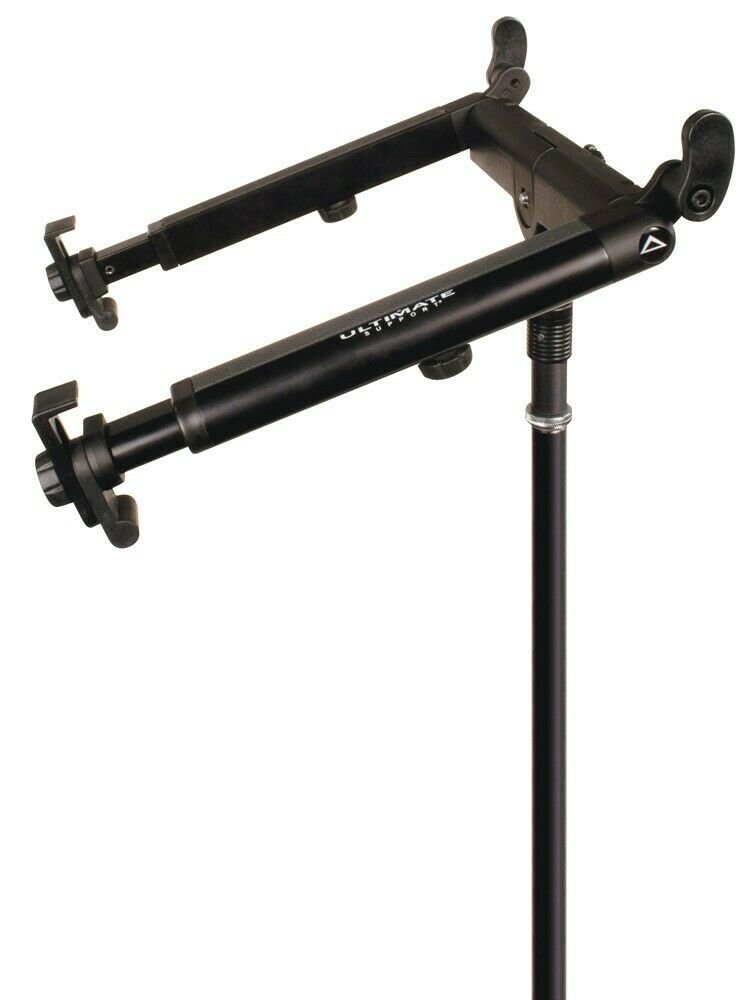 Ultimate Support HYM100QR Dynamic Laptop Stand - Mounts to 5/8-in Threaded Stand