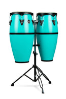 Latin Percussion Discovery Conga Set LP646D-SF with Stand - Sea Foam