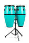 Latin Percussion Discovery Conga Set LP646D-SF with Stand - Sea Foam
