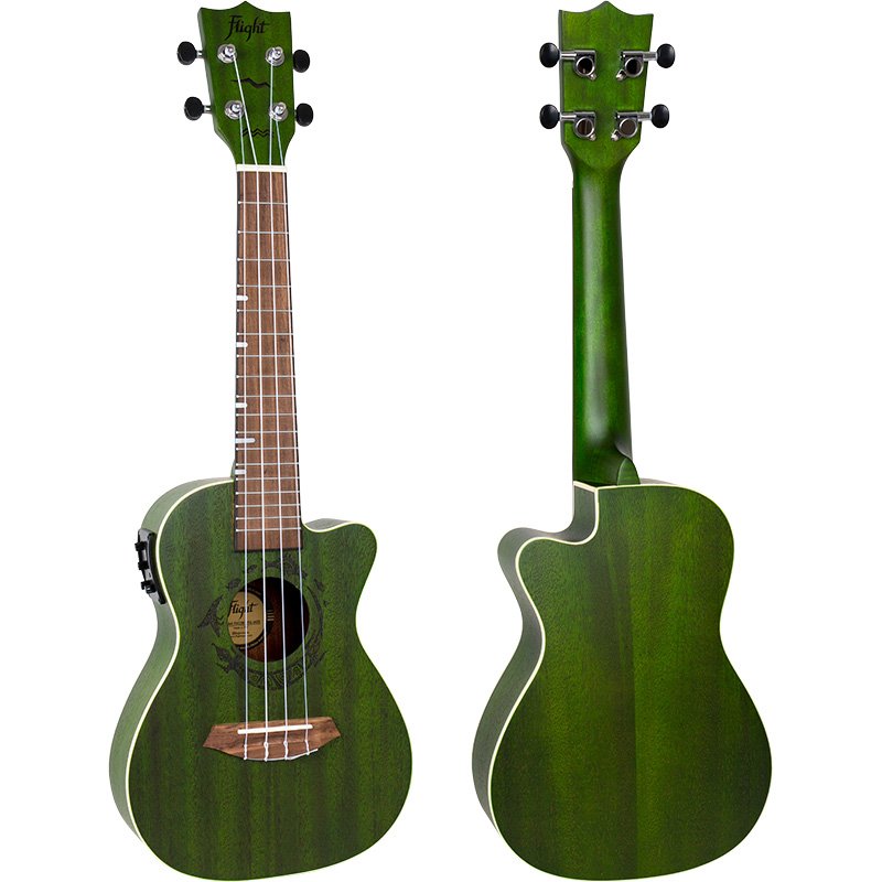 Flight Jade Acoustic Electric Concert Ukulele w/ Gigbag - DUC380CEQJAD