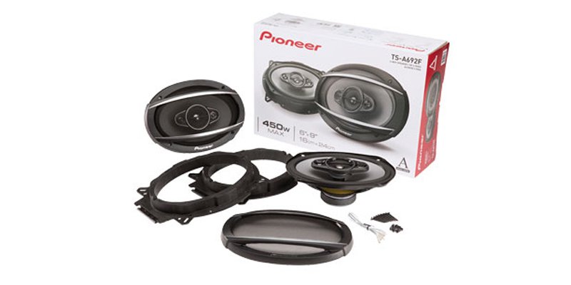 Pioneer 6" x 9" 4-way 450 Watt Coaxial Speakers - Pair - TSA692F