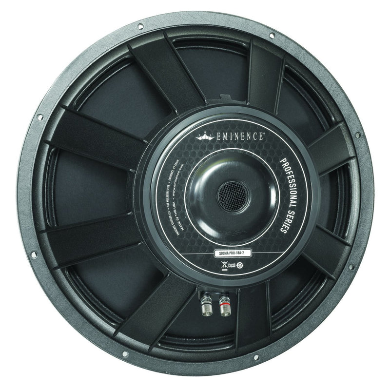 Eminence Sigma Pro 18A-2  650 Watts 8 Ohms 18" Bass Speaker - SIGMAPRO18A