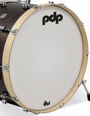 PDP Concept Classic Maple Bass Drum 14x24 - Walnut/Natural - PDCC1424KKTN