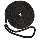 New England Ropes 5/8" Double Braid Dock Line - Black - 35' C5054-20-00035