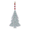 Metal Tree Ornament with Beaded Hanger (Set of 12)