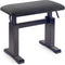 Stagg Hydraulic Piano Bench w/ Fireproof Black Velvet Top - PBH 780 RWM VBK