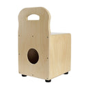 Stagg Kid's Cajón with EasyGo Backrest - Natural - CAJ-KID-N