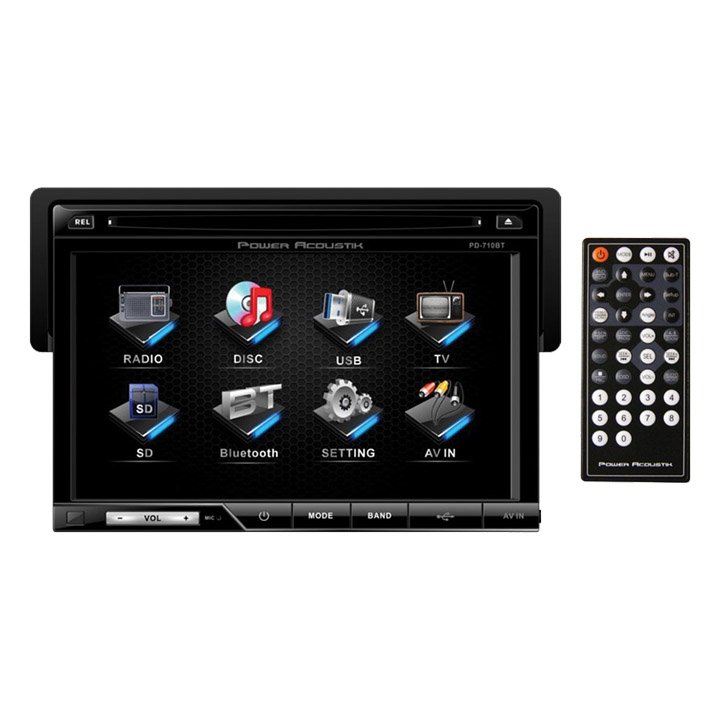 Power Acoustik Oversized 7" Detach Touch Screen Receiver PD710B