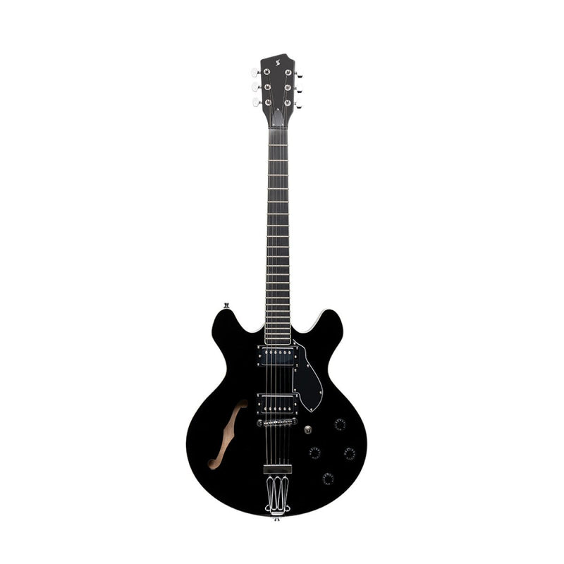 Stagg Silveray 533 Electric Guitar w/ Chambered Maple Body - Black - SVY 533 BK