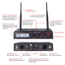 Nady Dual LT 200-Channel UHF Wireless Lavalier Microphone System - U-2100 LT