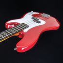 Oscar Schmidt Versatile Electric Bass Guitar - Trans Red - OSB-400C-TR