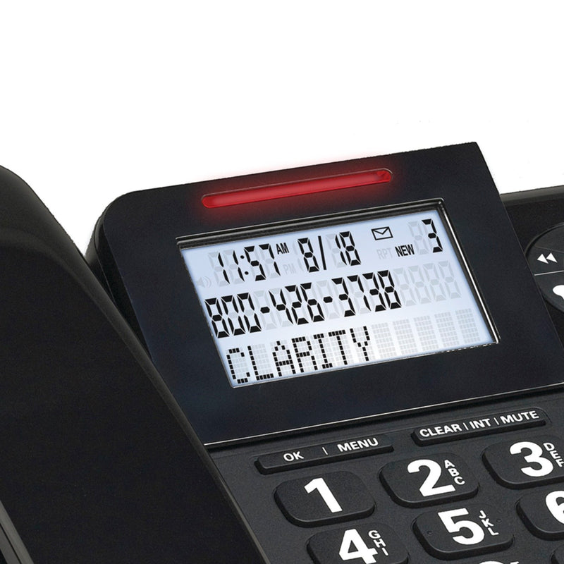 Clarity Amplified Corded/Cordless Phone System with Digital Answering System