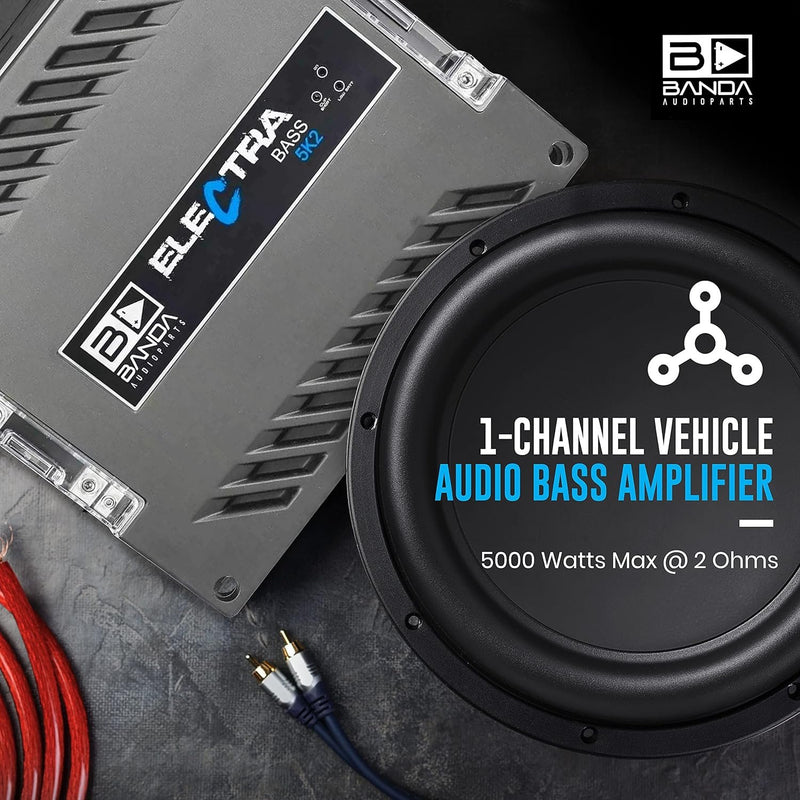 Banda 5K2OHM Electra Bass 5000 Watt 2 Ohm Car Amplifier