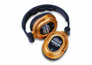 DJ Tech eDJ-500 Gold Headphones w/1/4-inch adapter & 1/8-inch adapter