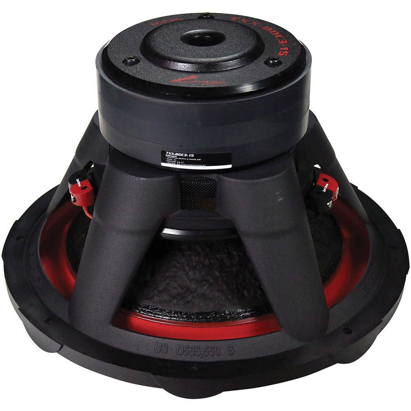 Audiopipe 15" Triple Stack Woofer 4 Ohm DVC 2400W Max TXX-BDC3-15