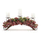 Pine and Berry Centerpiece Candle Holder 31"L