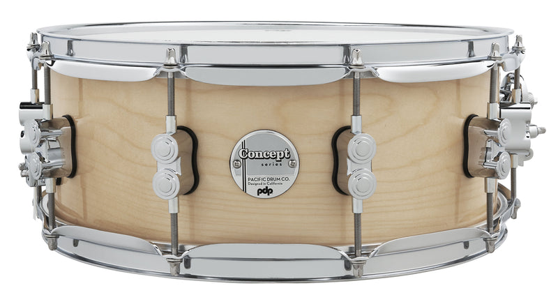 PDP Concept Maple 5.5x14 Snare Natural Lacquer with Chrome Hardware