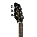 Stagg 1/2 Size Dreadnought Acoustic Guitar - Black - SA20D 1/2 BK