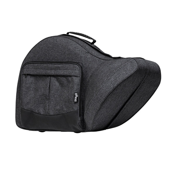 Stagg Protective Soft Case for French Horn - Grey - SC-FH-GY