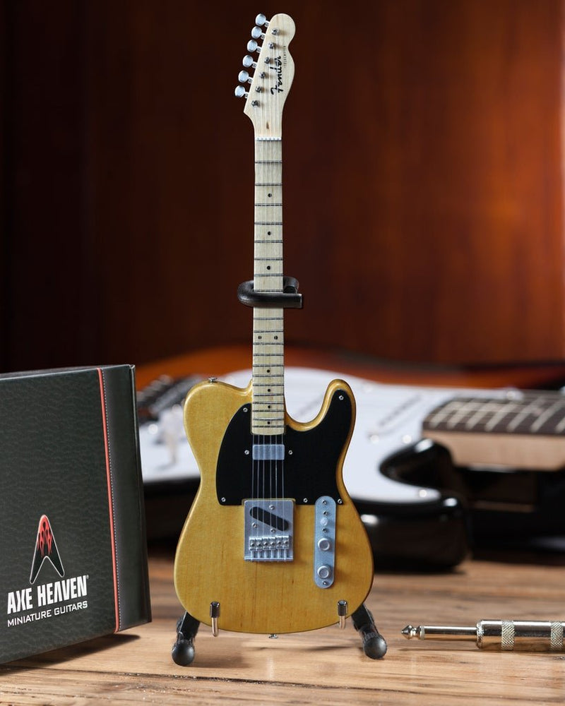 Axe Heaven Butterscotch Blonde Fender Telecaster Mini Guitar Replica - FT-001