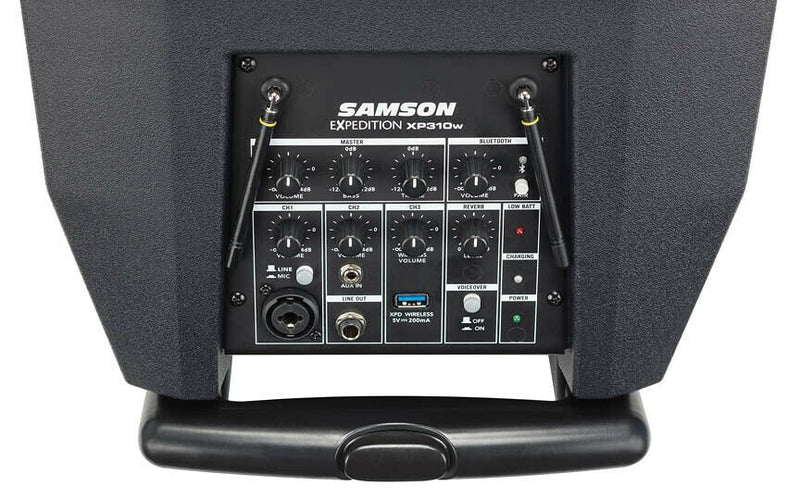 Samson Expedition PA Speaker System w/ Mic & Bluetooth - XP310w - D Band - Pair