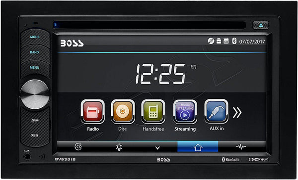 Boss Audio Double-DIN Car DVD Player 6.2" Touchscreen with Bluetooth - BV9351B