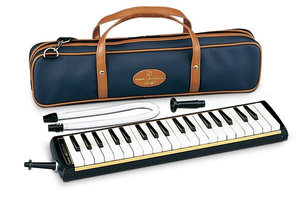 Suzuki Semi Pro Alto Melodion Keyboard w/ Case & 3 Mouthpieces - M-37C-U