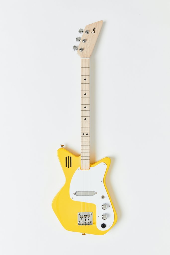 Loog Pro Electric Guitar with Built-In Amplifier - Yellow - LGPRCEY